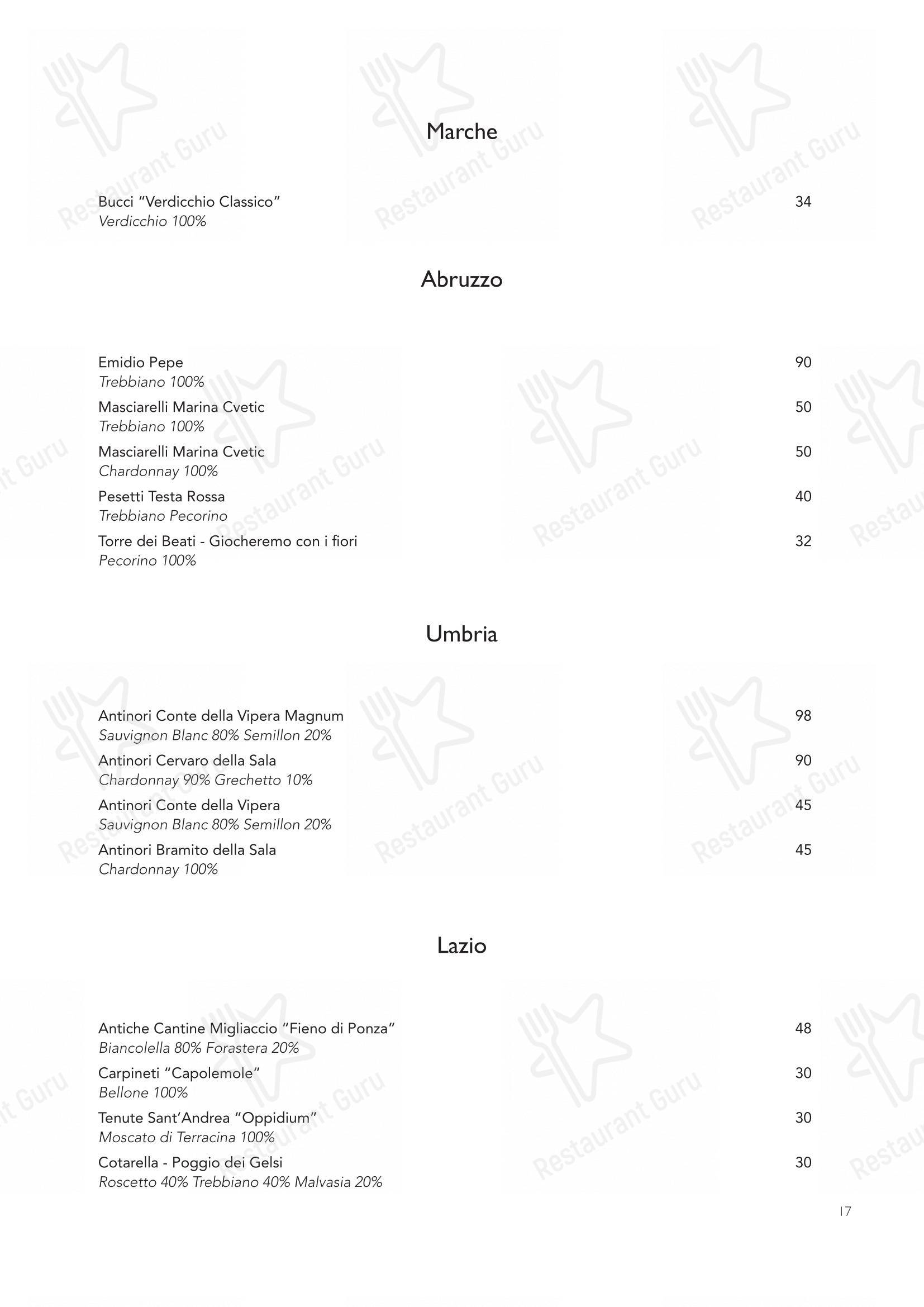 Menu di Nojo - Menu bar
