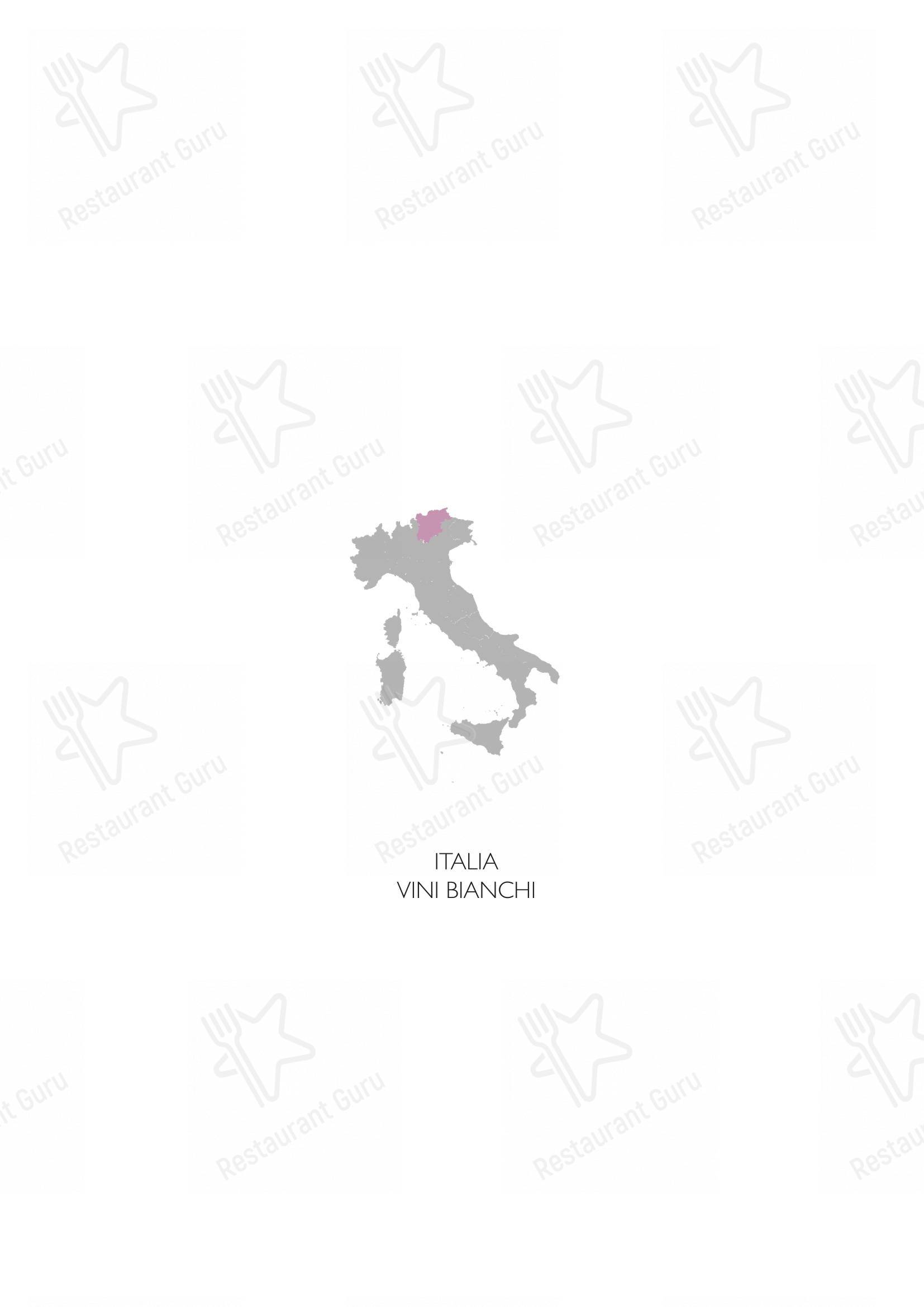 Menu bar per Nojo ristorante