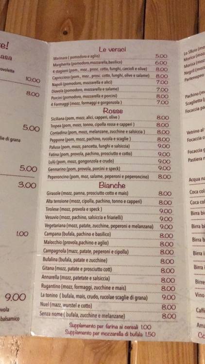 Menu di Notino 