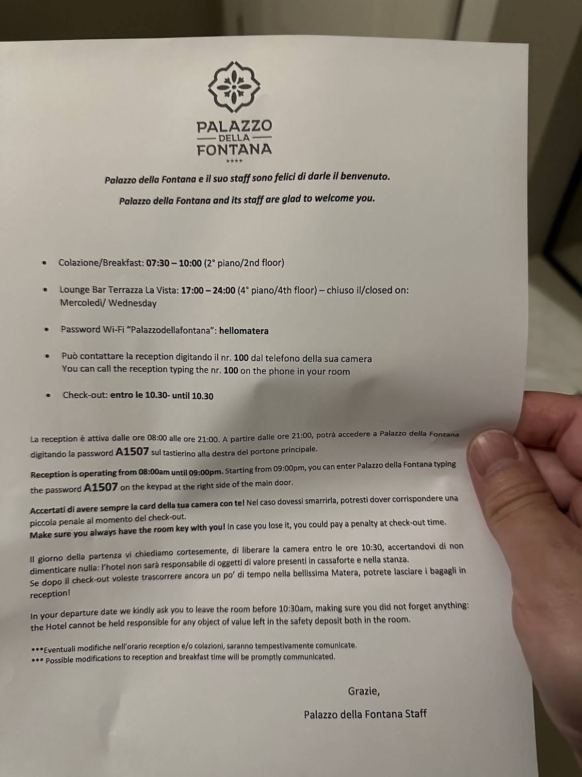 Menu di OSTERIA SAN GIOVANNI - CUCINA TIPICA