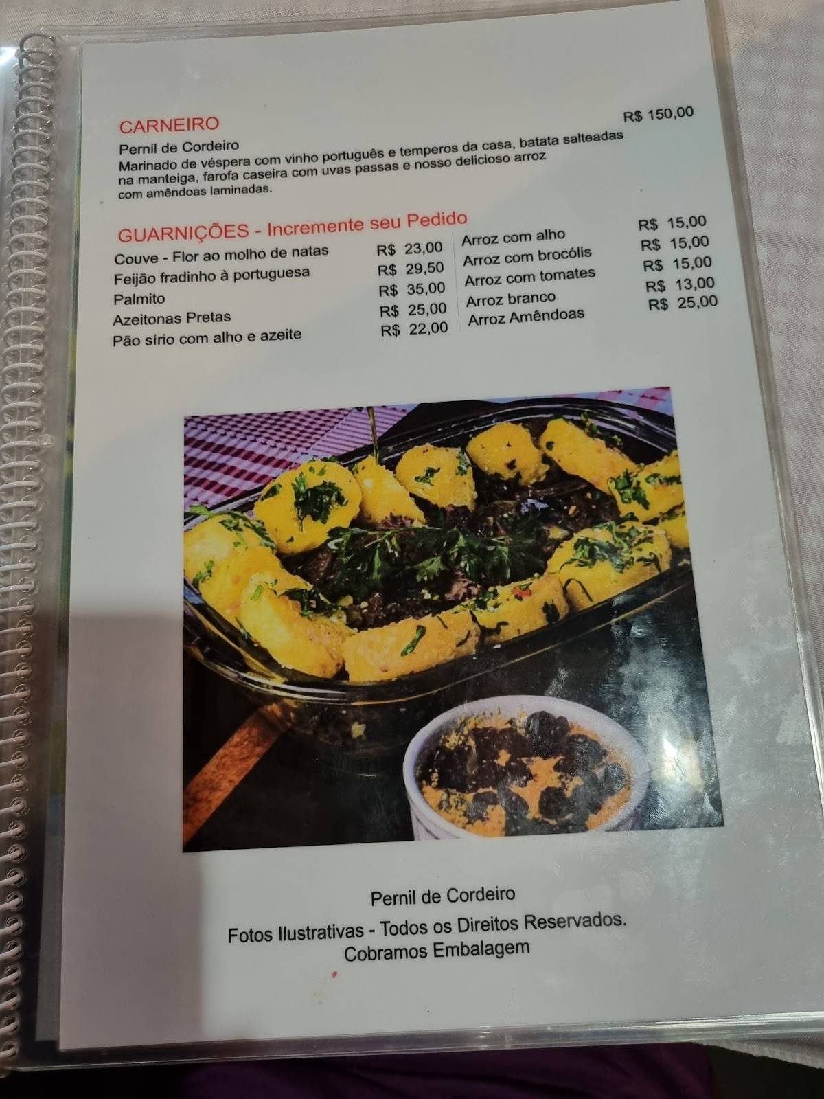 Obelisque Bar e Restaurante cardápio