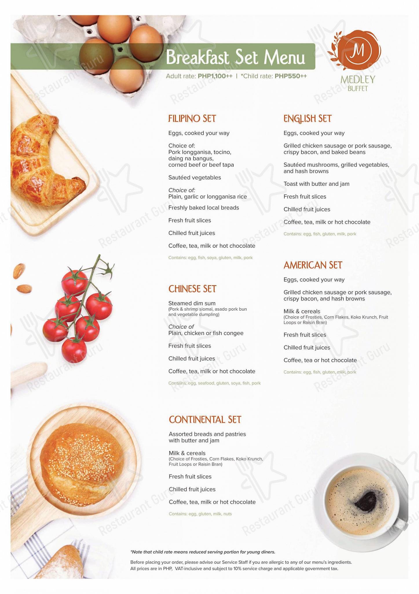 Menu at The Kitchen by The Coffee Bean & Tea Leaf, Parañaque, GX7J+J9F