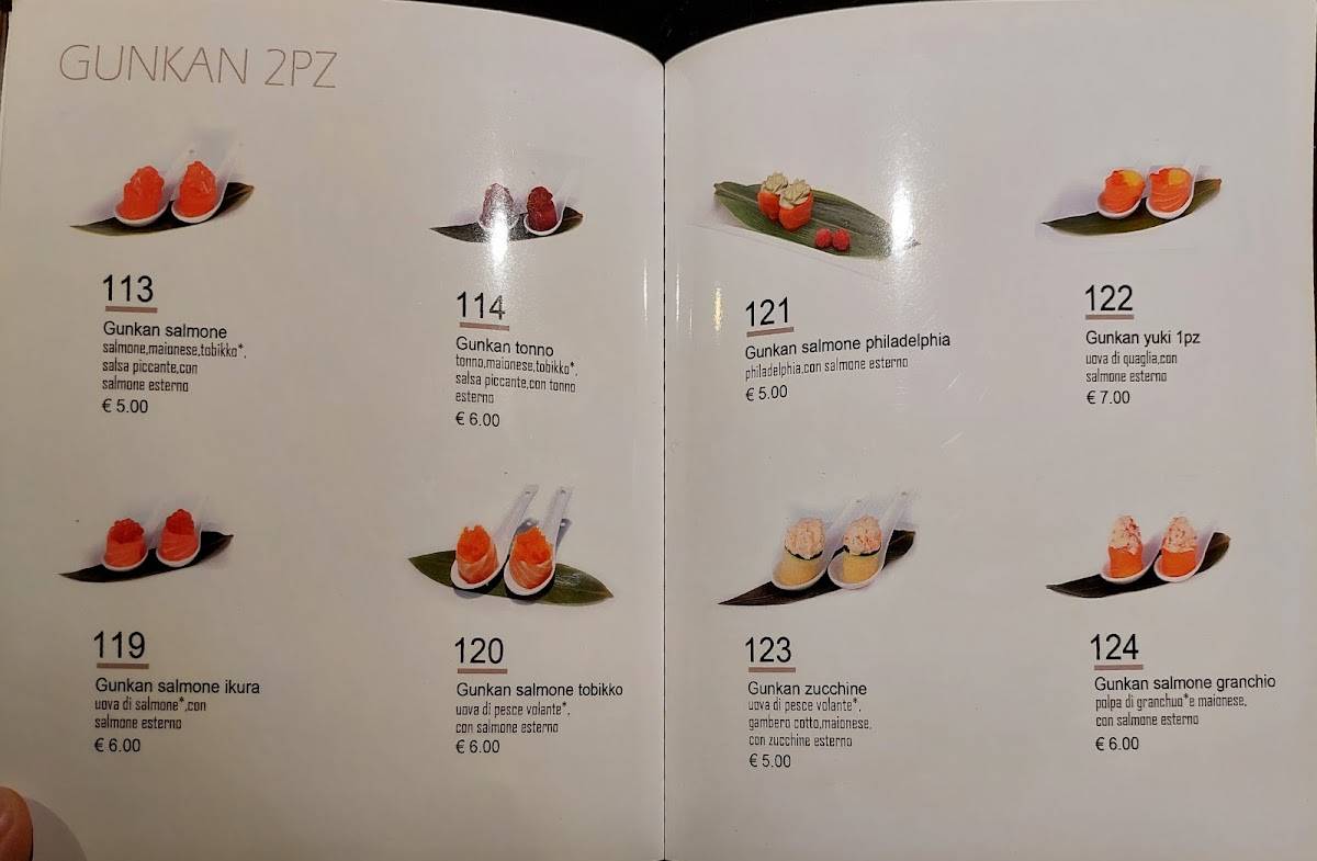 Menu de Omaya Sushi