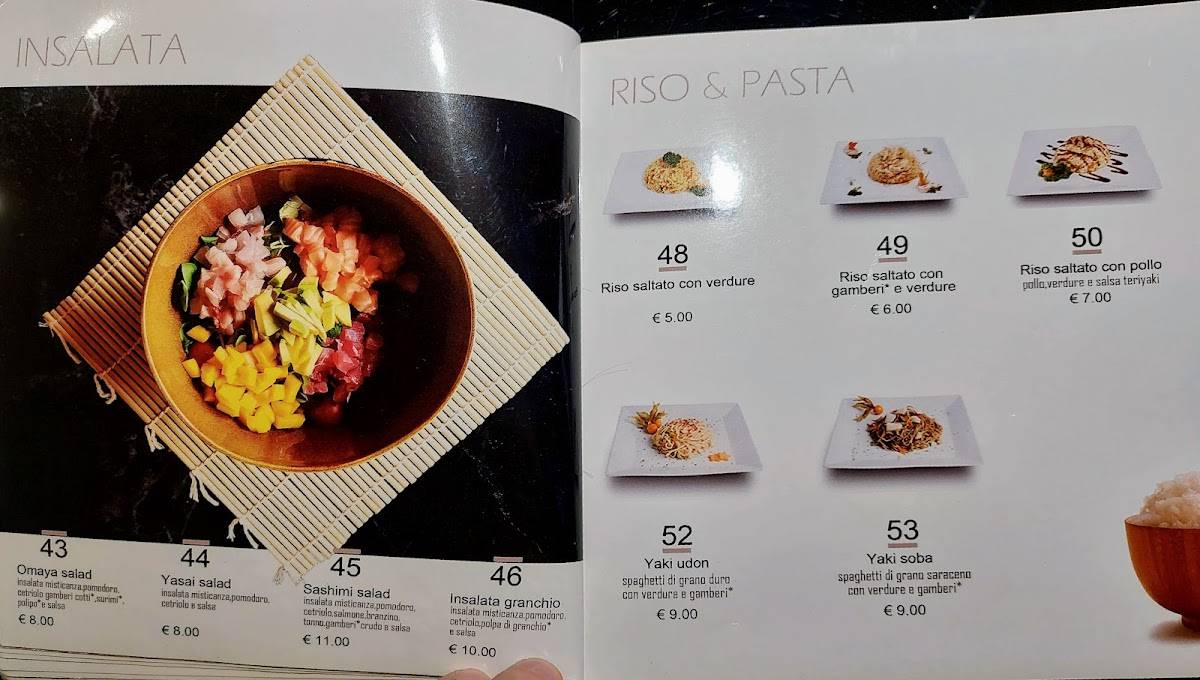 Menu de Omaya Sushi