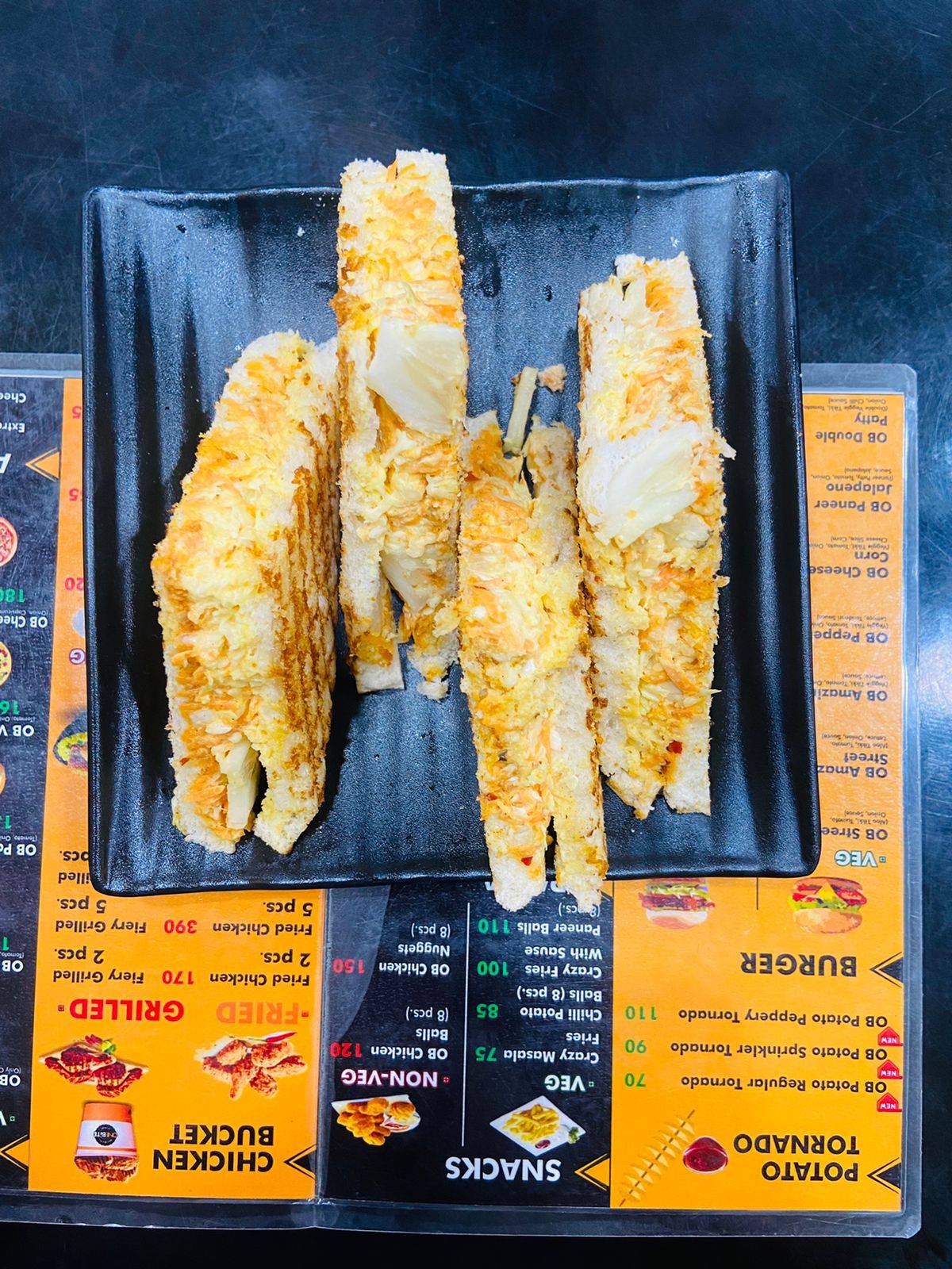 OneBite Restaurant & Cafe menu