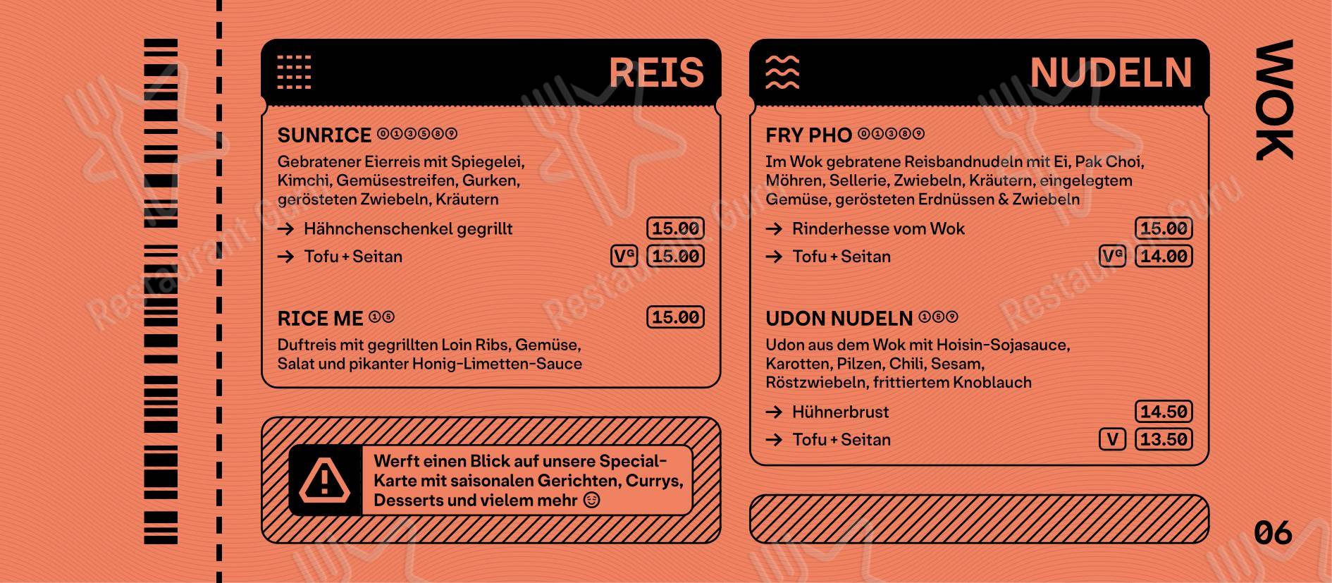 PHO - Noodlebar (Mitte) dans Berlin - Menu