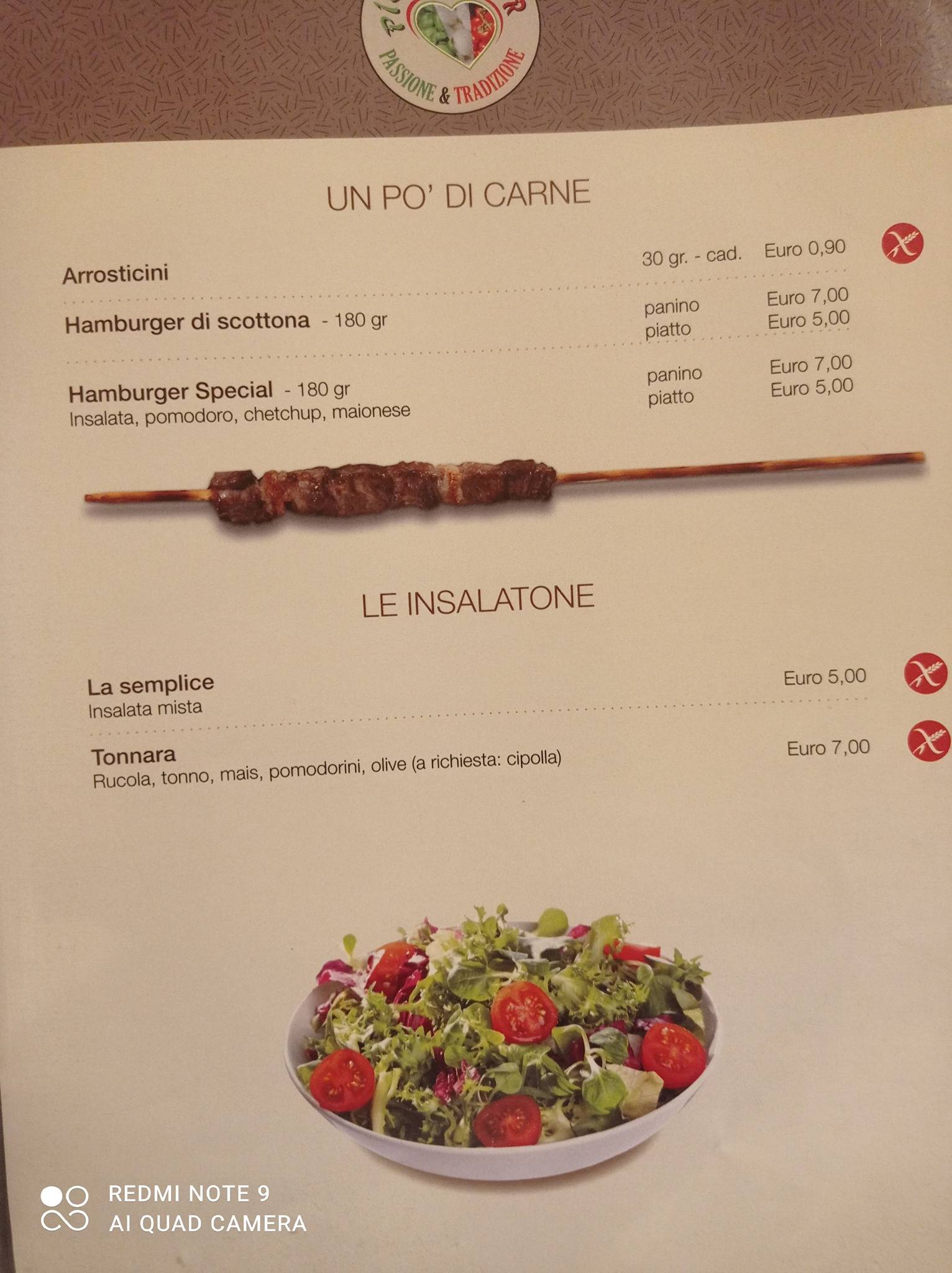 Menu di Pizza & Cor Mosciano Sant'Angelo 