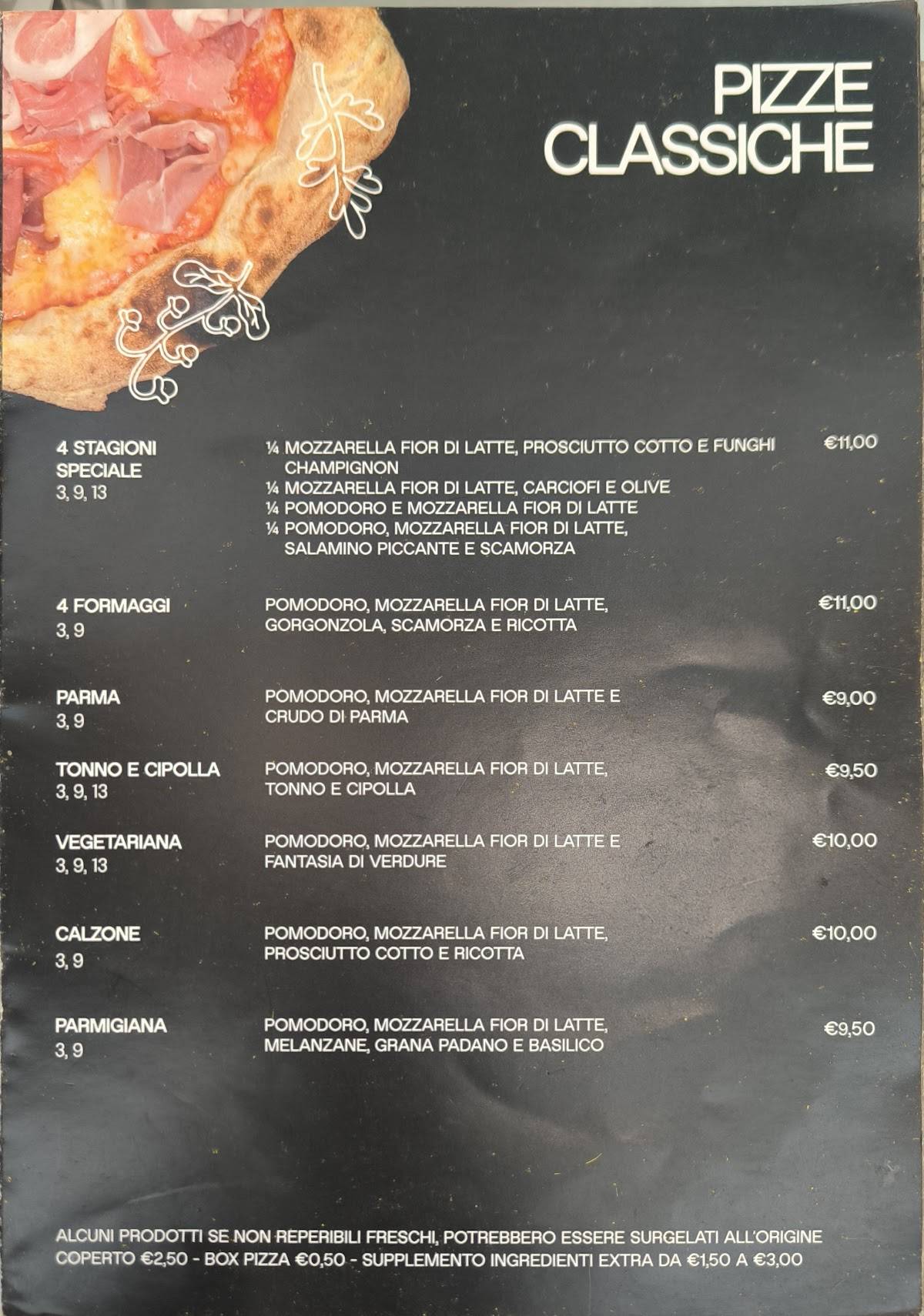 Menu di Ristorante Pizzeria Il Glicine 