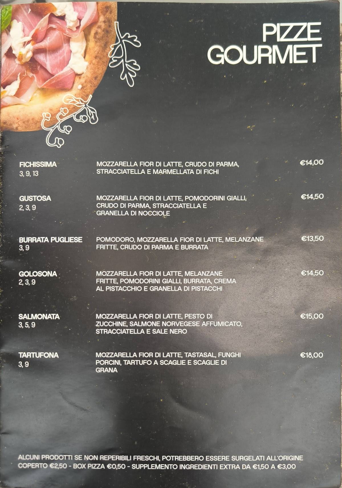 Menu di Ristorante Pizzeria Il Glicine 