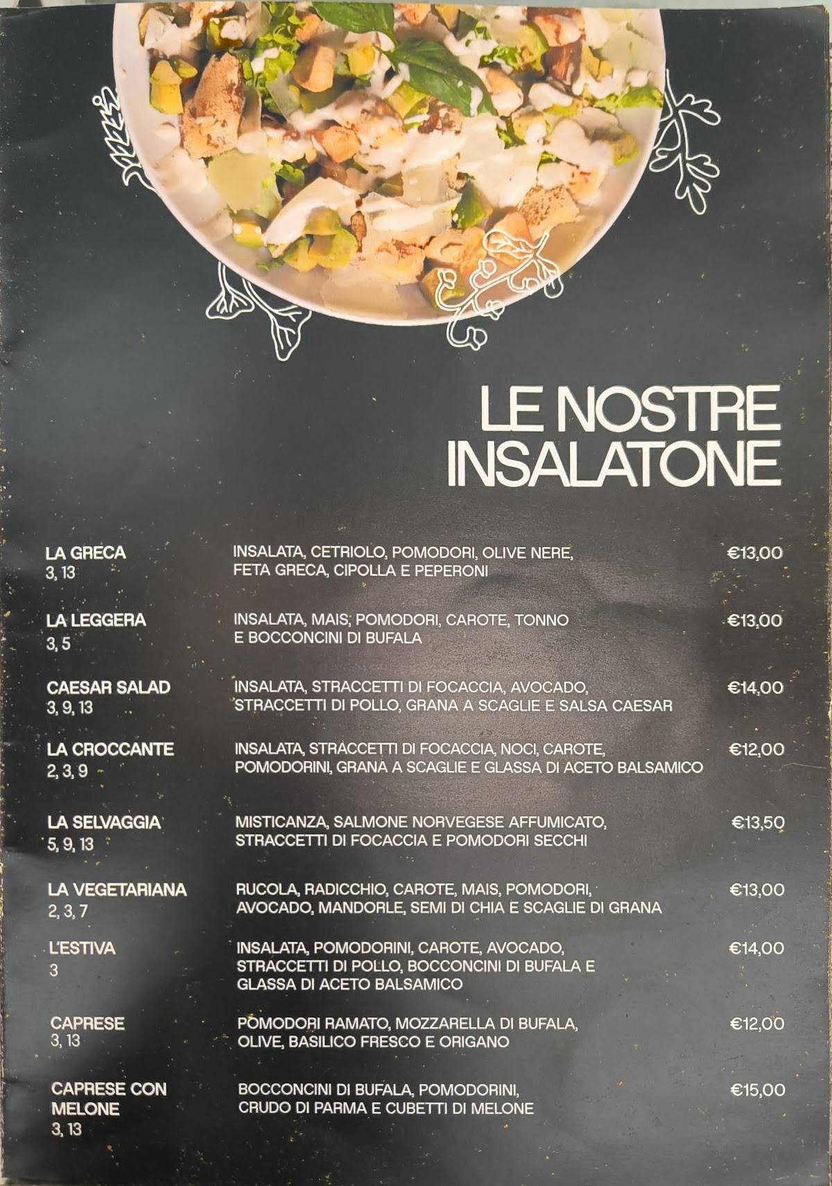 Menu di Ristorante Pizzeria Il Glicine 