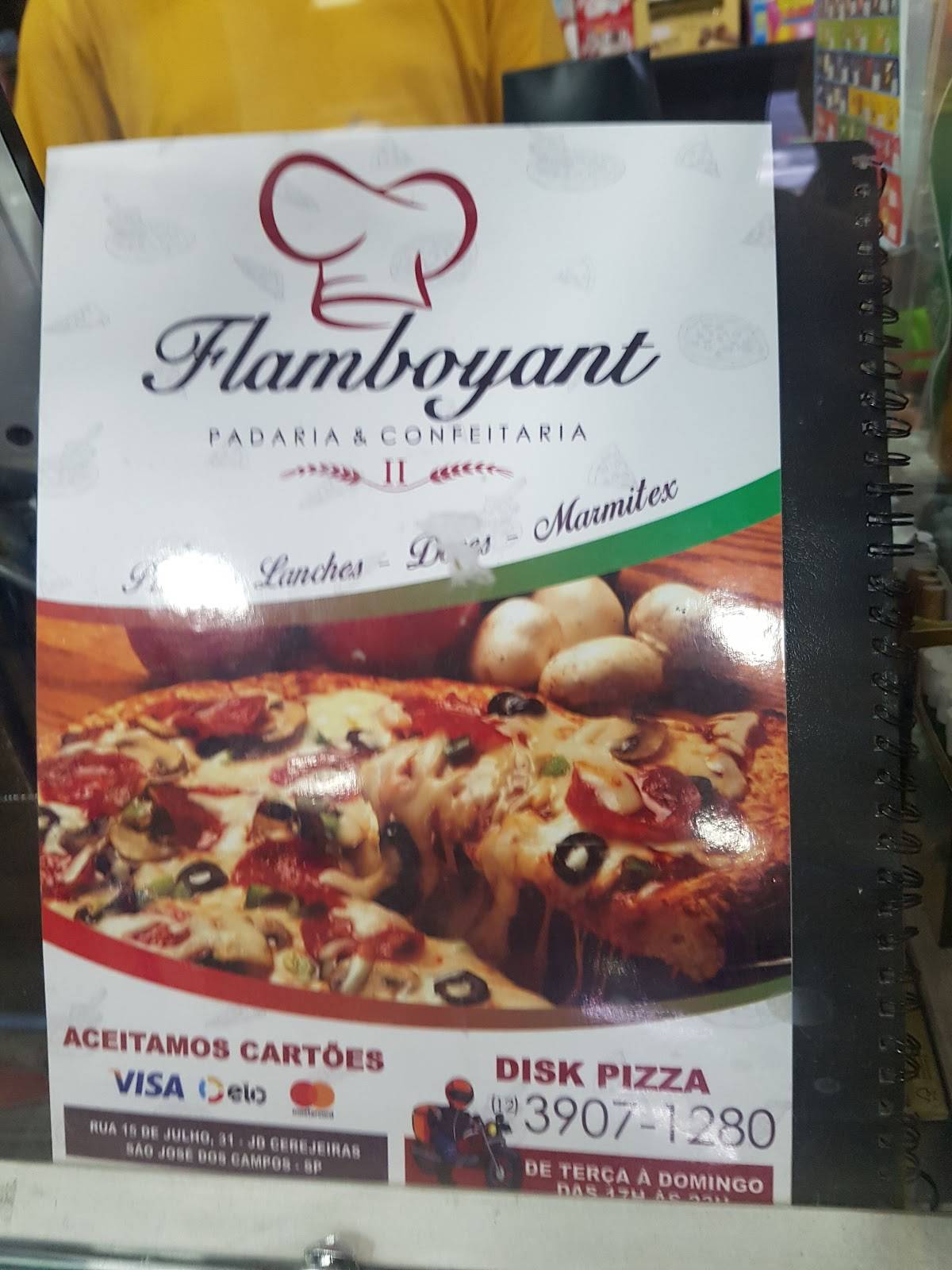 Padaria Flamboyant II cardápio