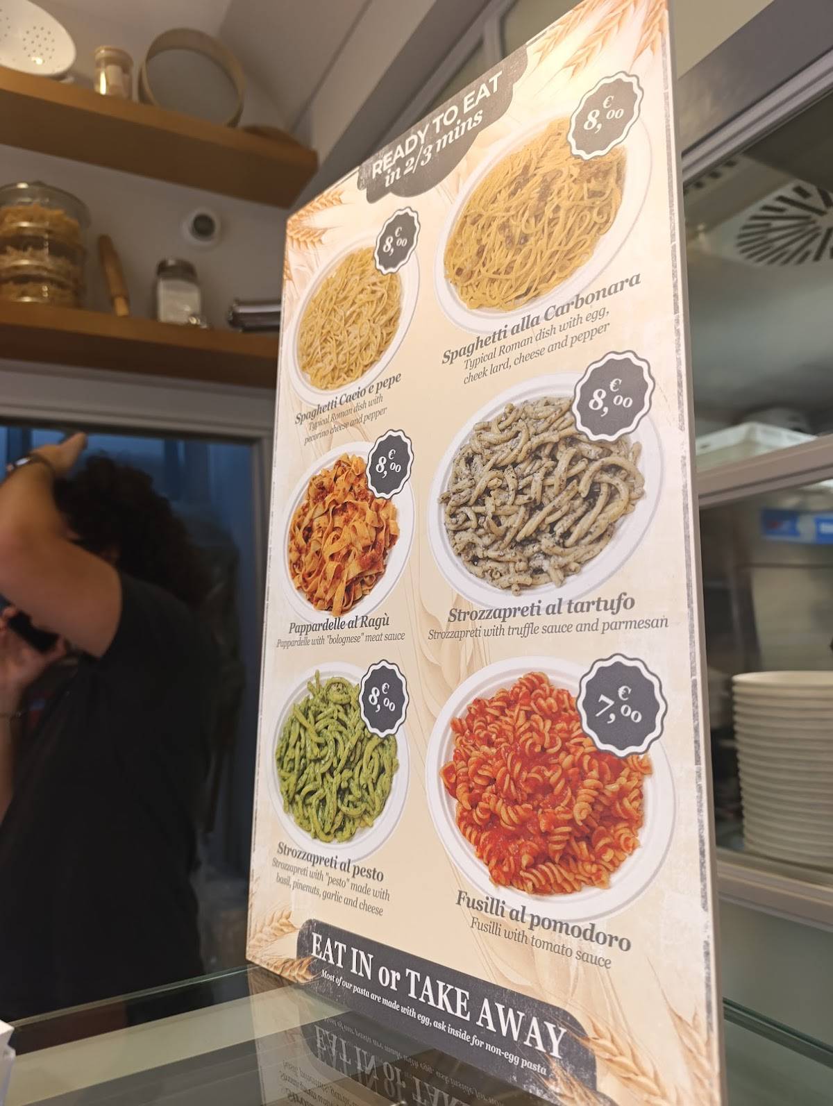 Menu di Pastasciutta 