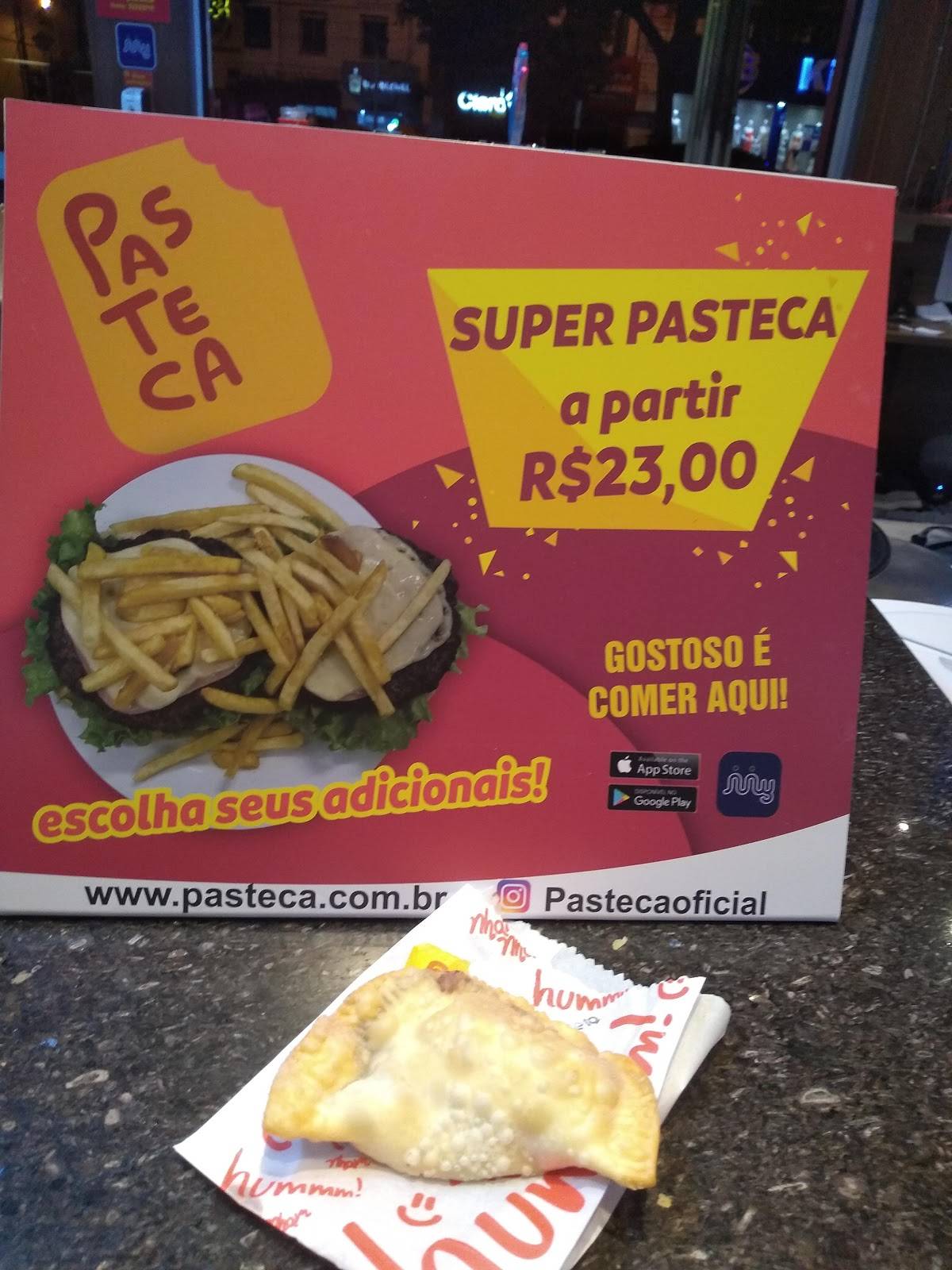 Pasteca cardápio