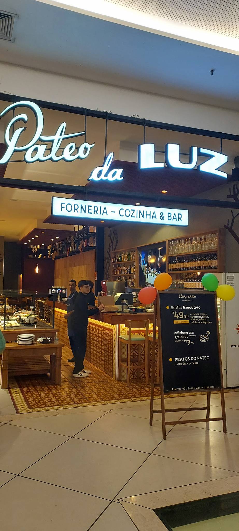 Pateo da Luz cardápio