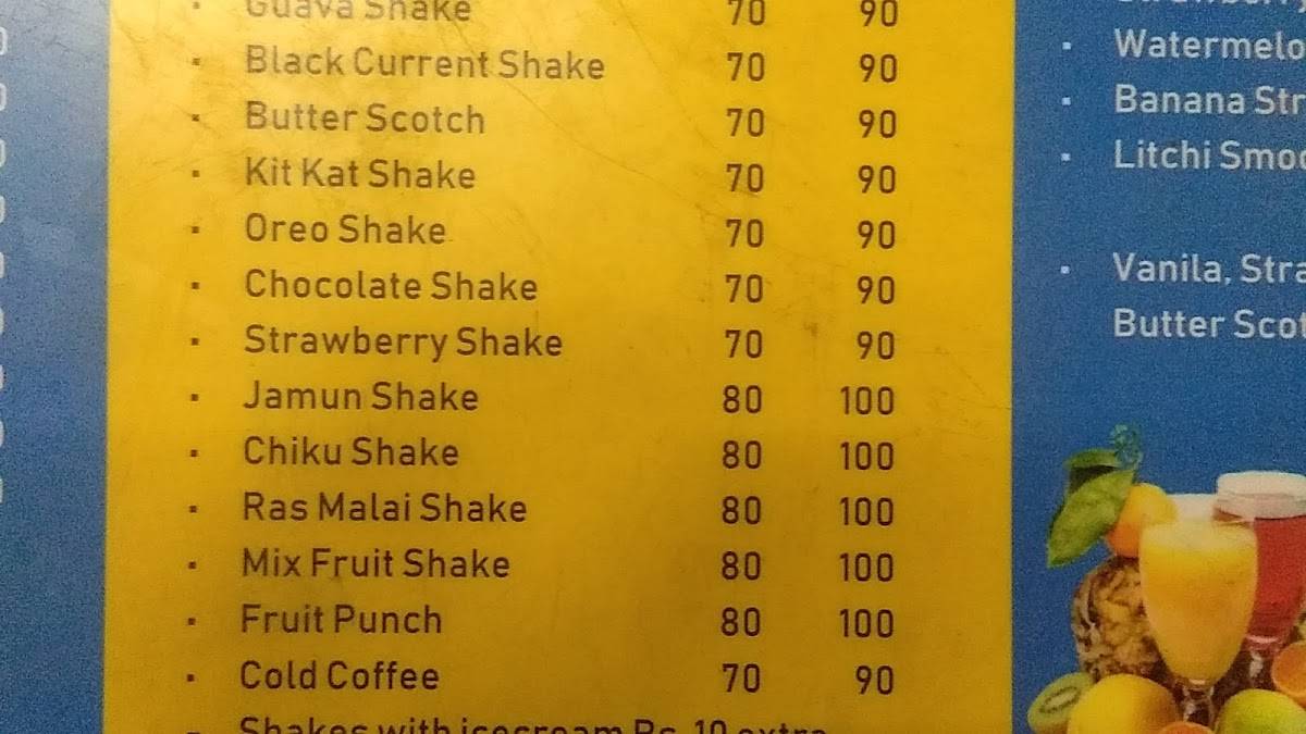 Pb11 Food Junction menu