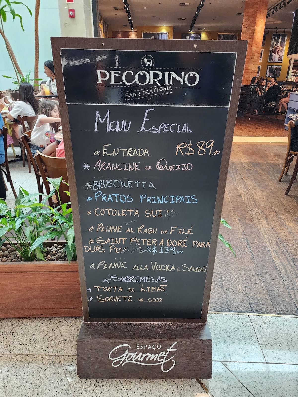 Pecorino Bar & Trattoria cardápio
