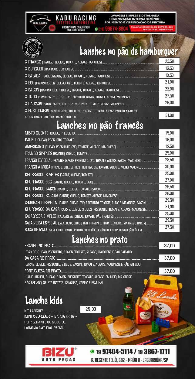 Pizzaria e Disk Pizza GENINHO cardápio