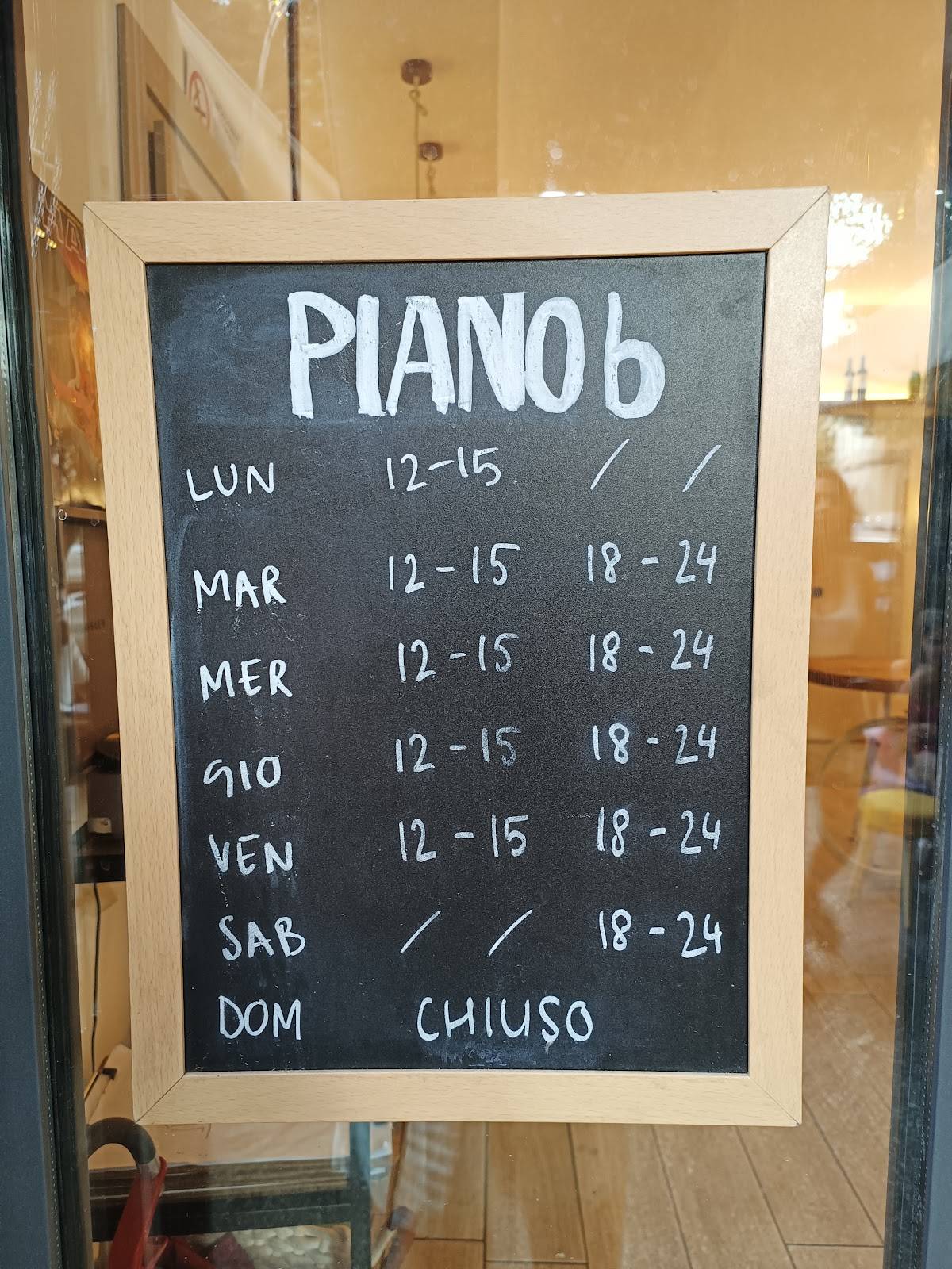 Menu di Piano b - Vini e Spuntini 
