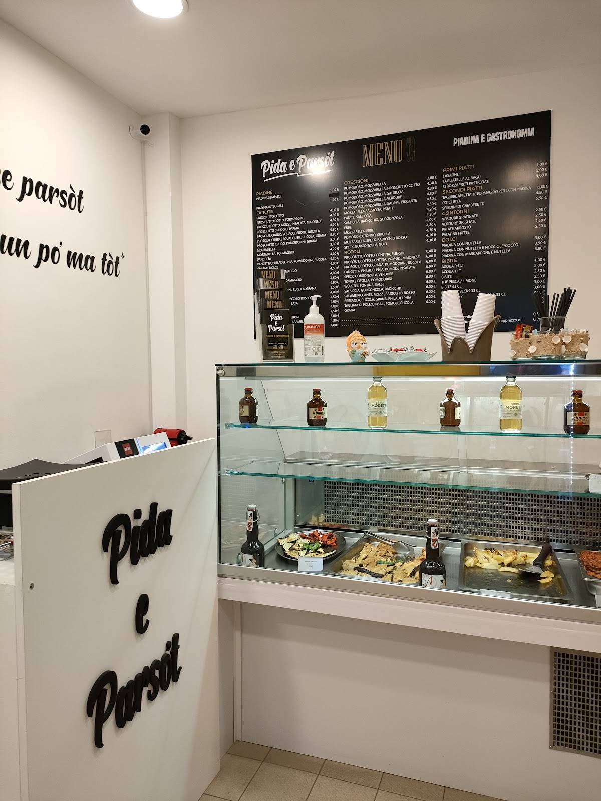 Menu di Pida e Parsot 