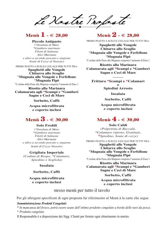 Menu di PiPè 