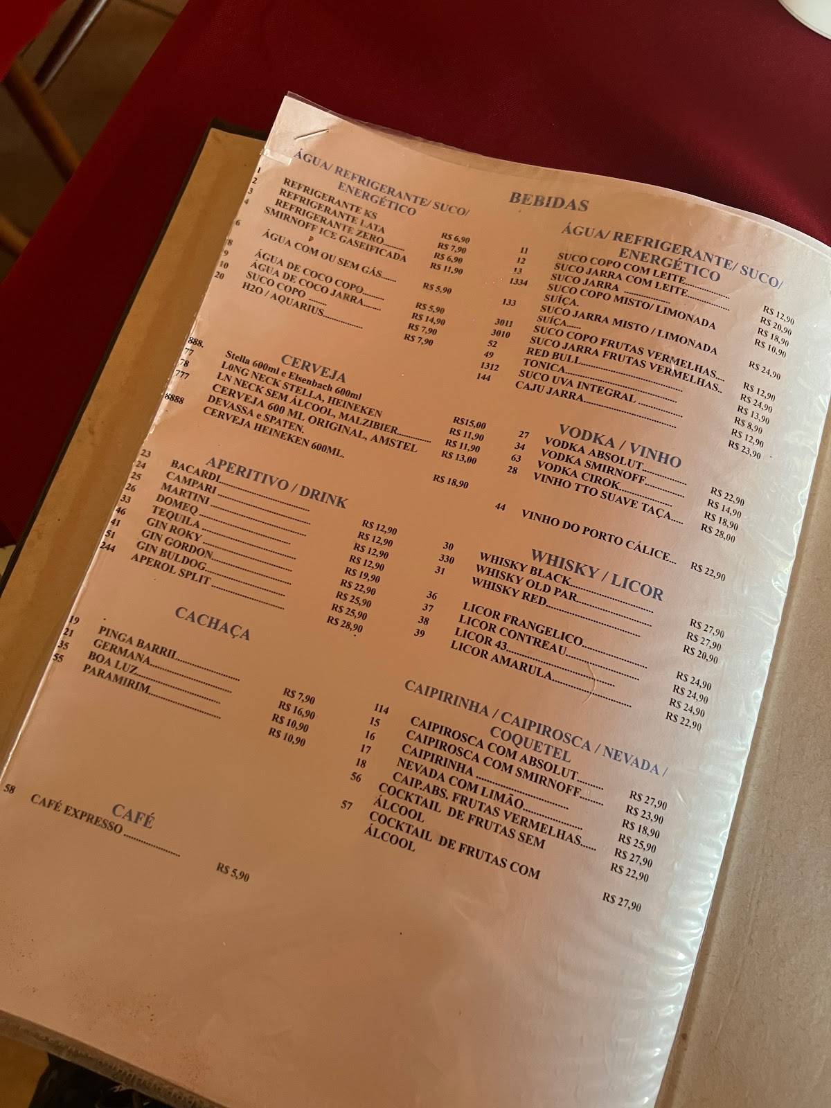 Pitú com Pirão da Eliane cardápio