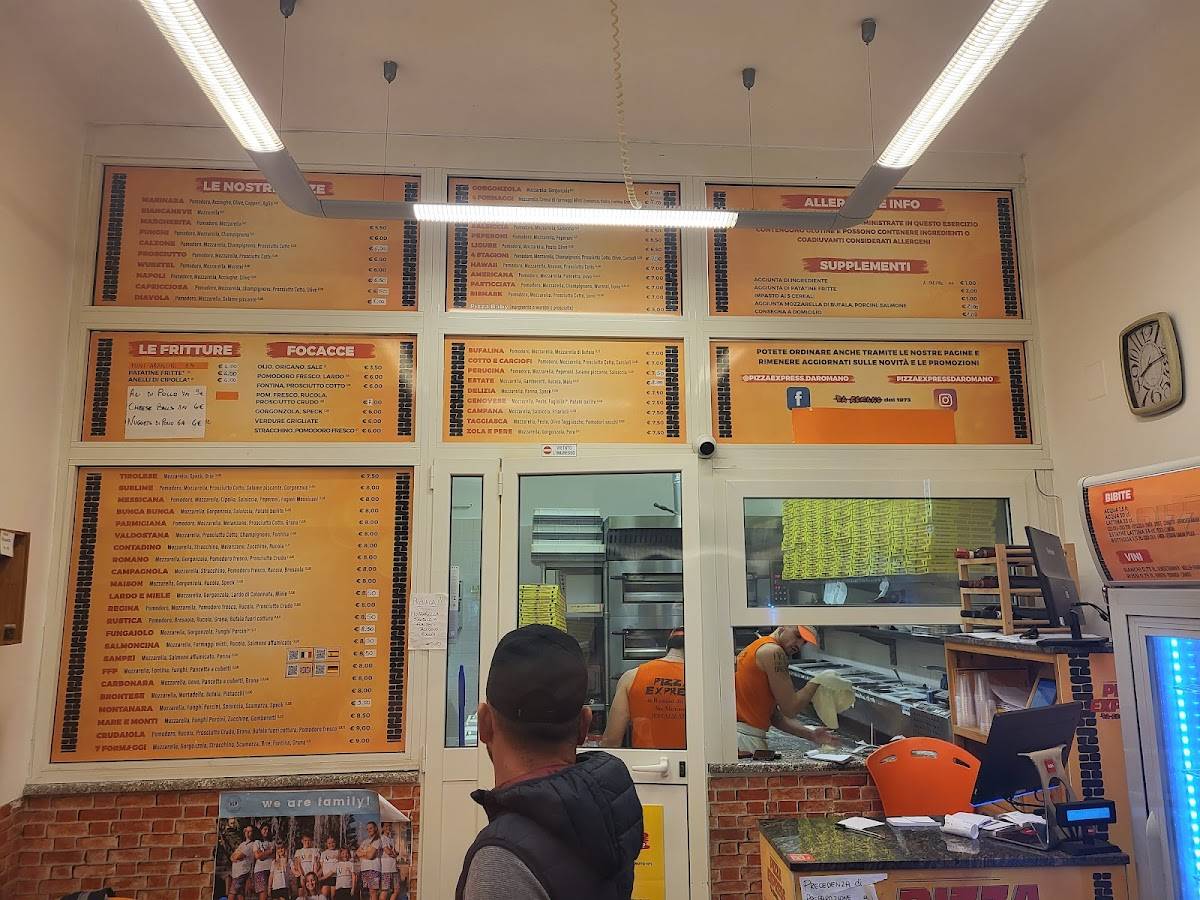 Menu di Pizza Express Da Romano a San Martino 
