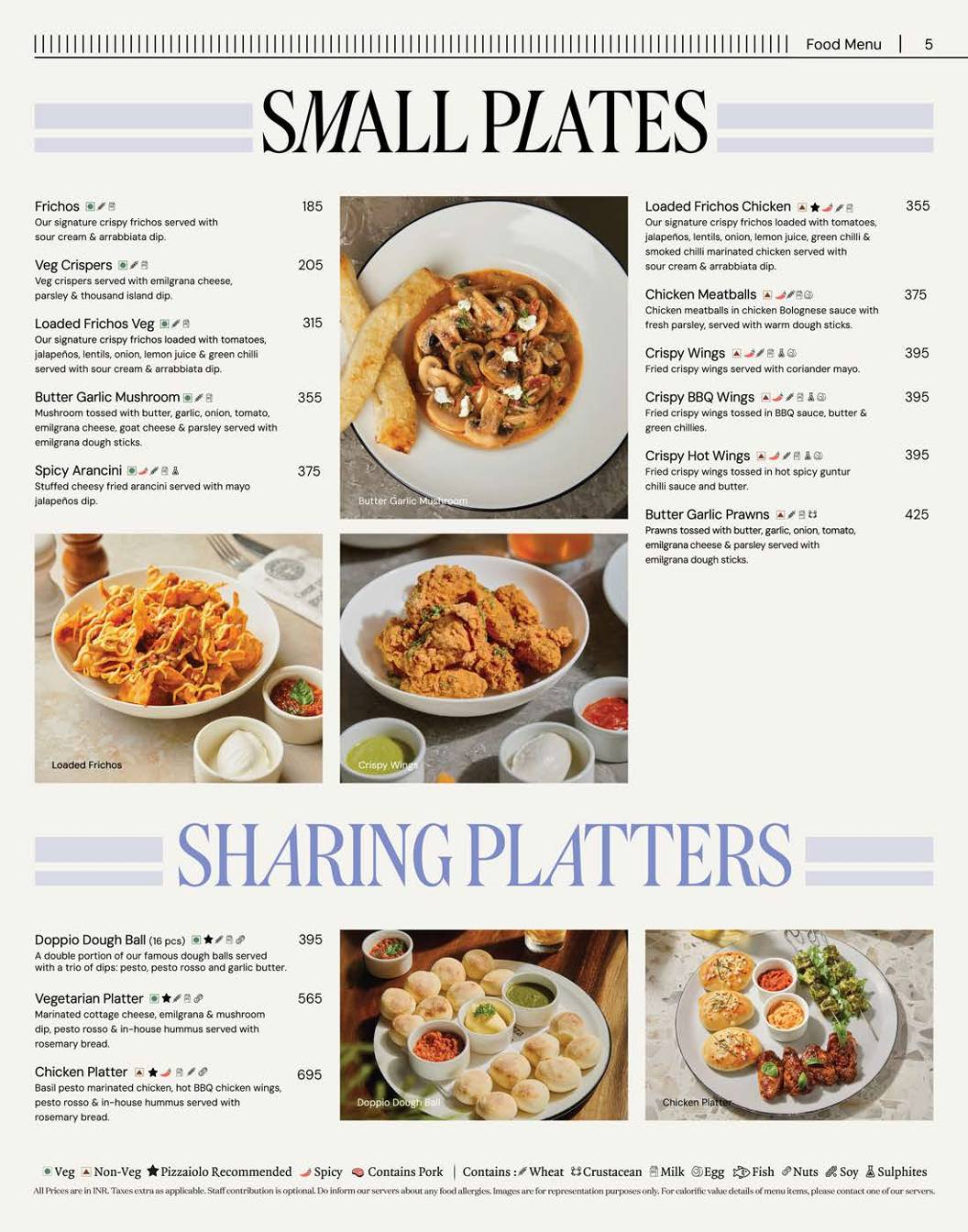 PizzaExpress menu