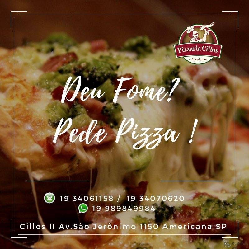Pizzaria Cillos ll cardápio