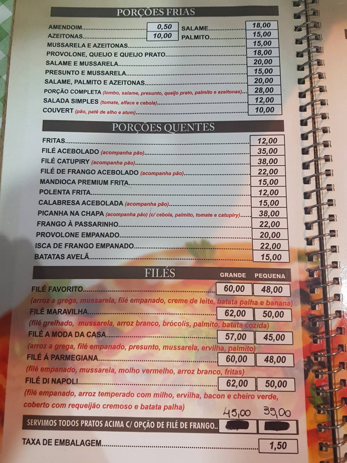 Pizzaria Dinapoli cardápio