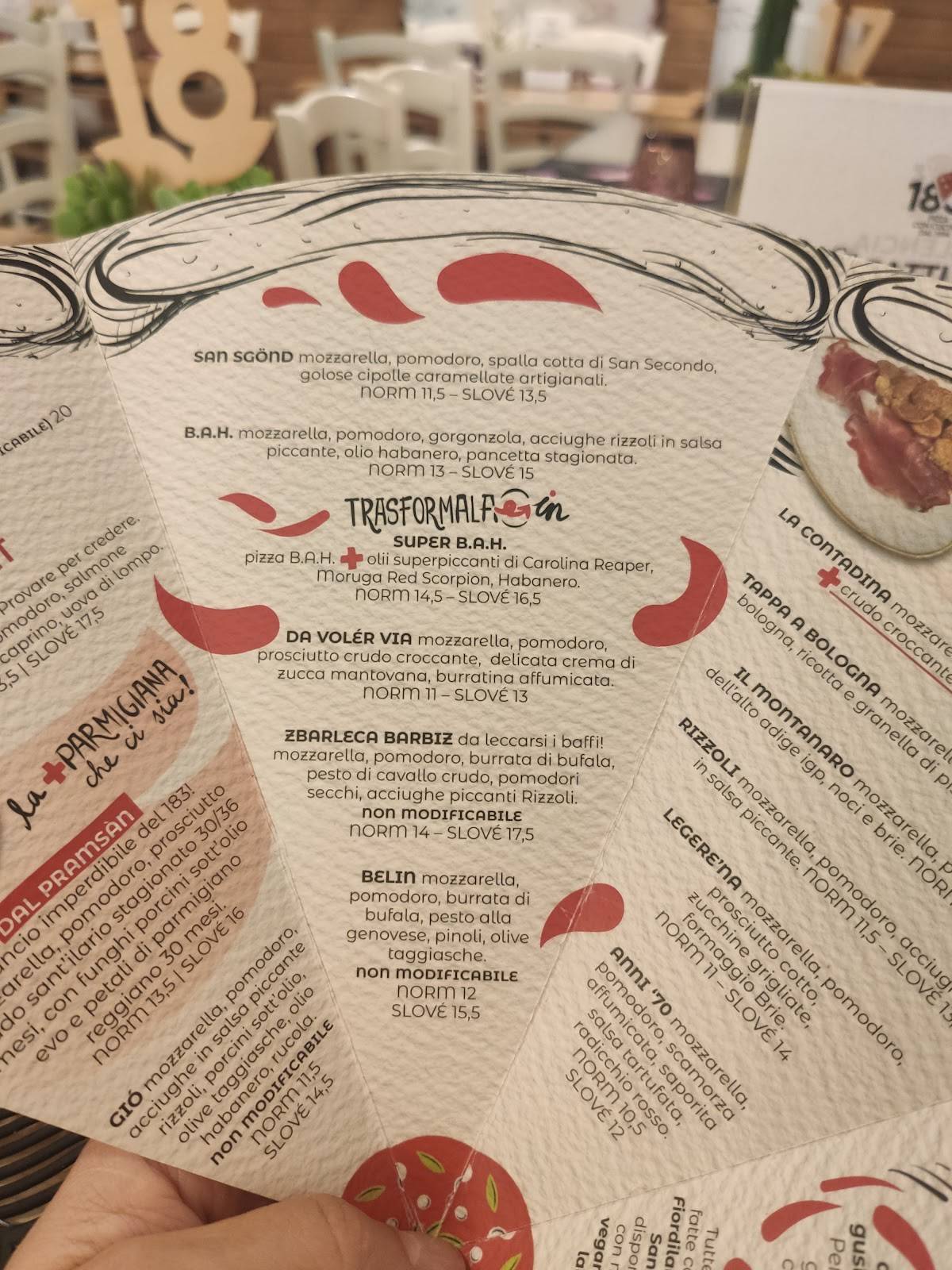 Menu di 183 Pizza con Cucina 