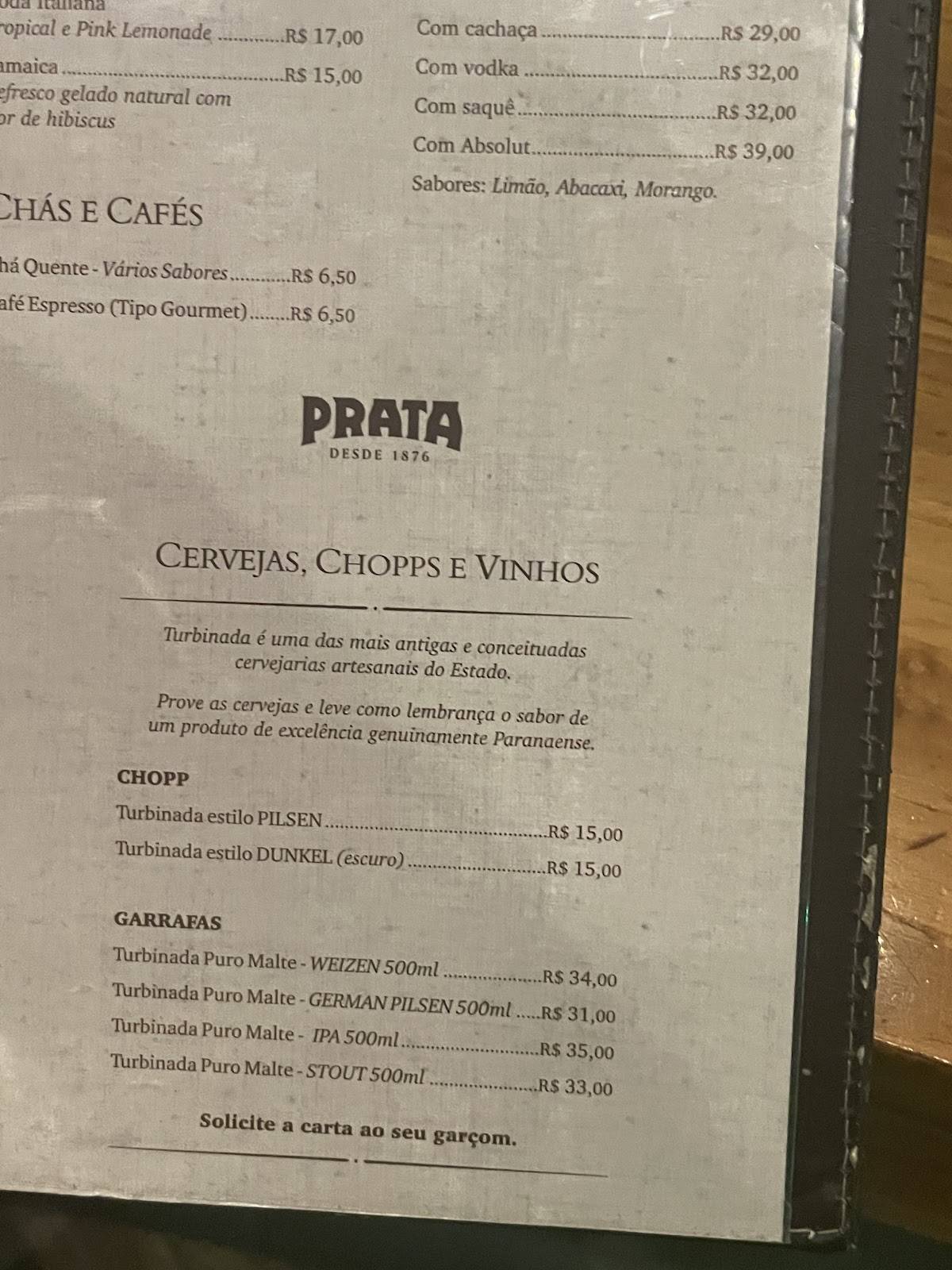 AVENIDA PAULISTA PIZZA BAR cardápio