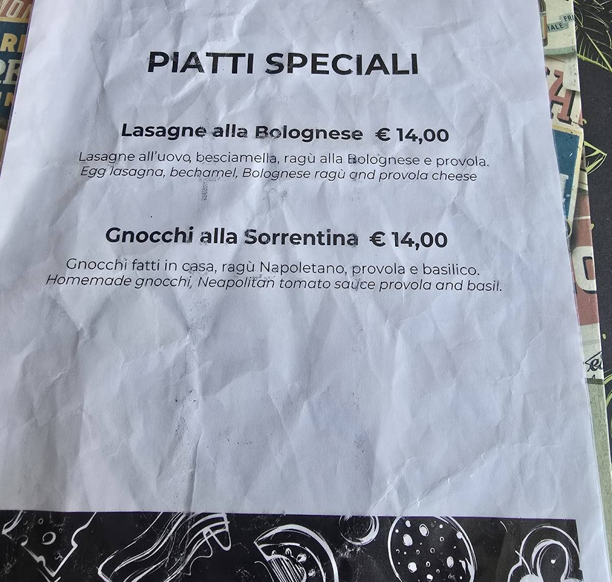 Menu di Basilico Di Rey Bruno 