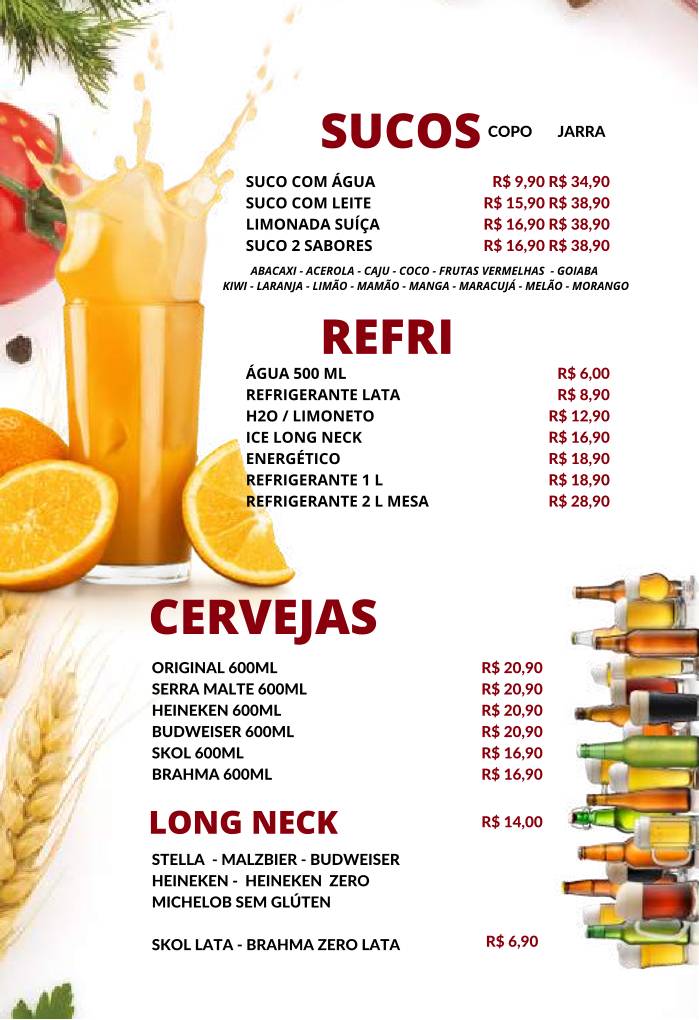 Becco da Pizza I cardápio