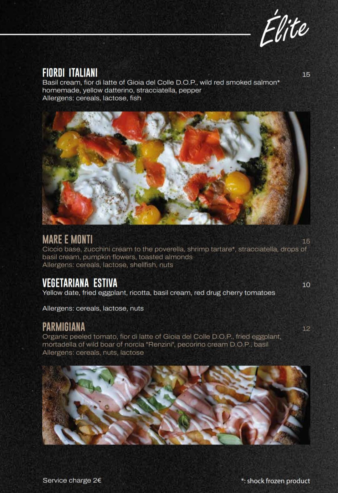 Menu di Chinè 
