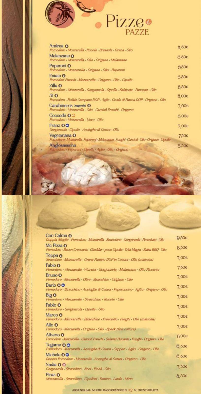 Menu di Da Raffa 