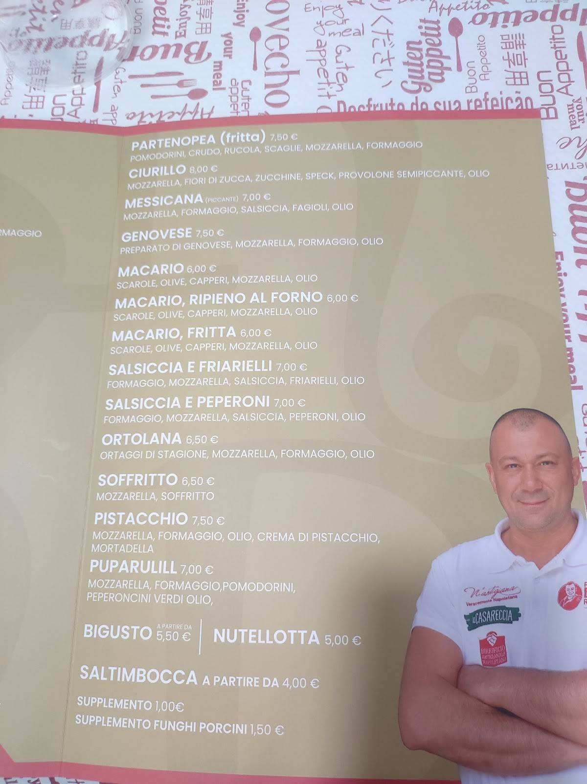 Menu di Pizzeria Don Raffaele Ponticelli 