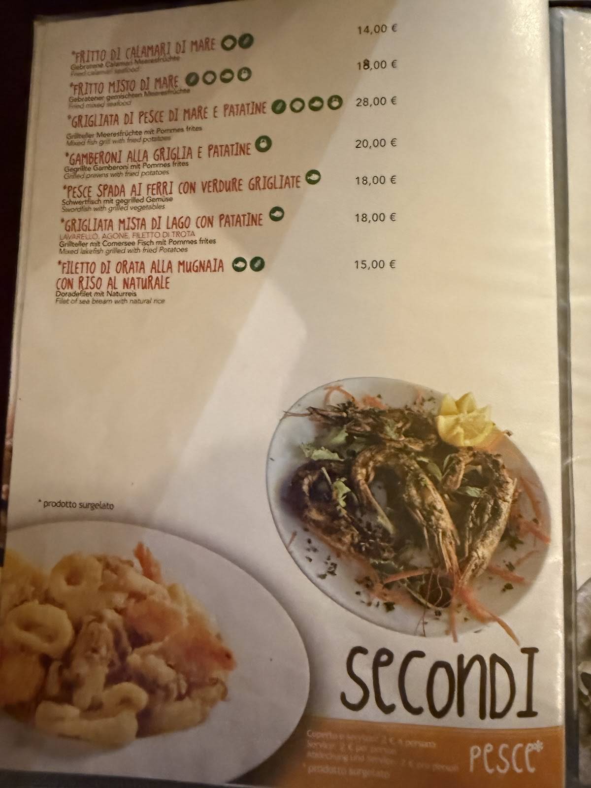 Menu di Pizzeria Il Timone 
