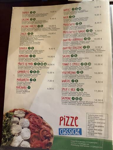 Menu di Pizzeria Il Timone 