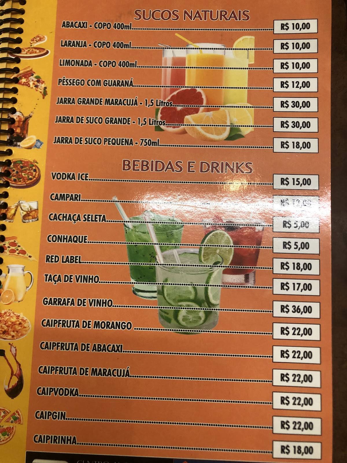 Pizzaria Forninho Mineiro cardápio