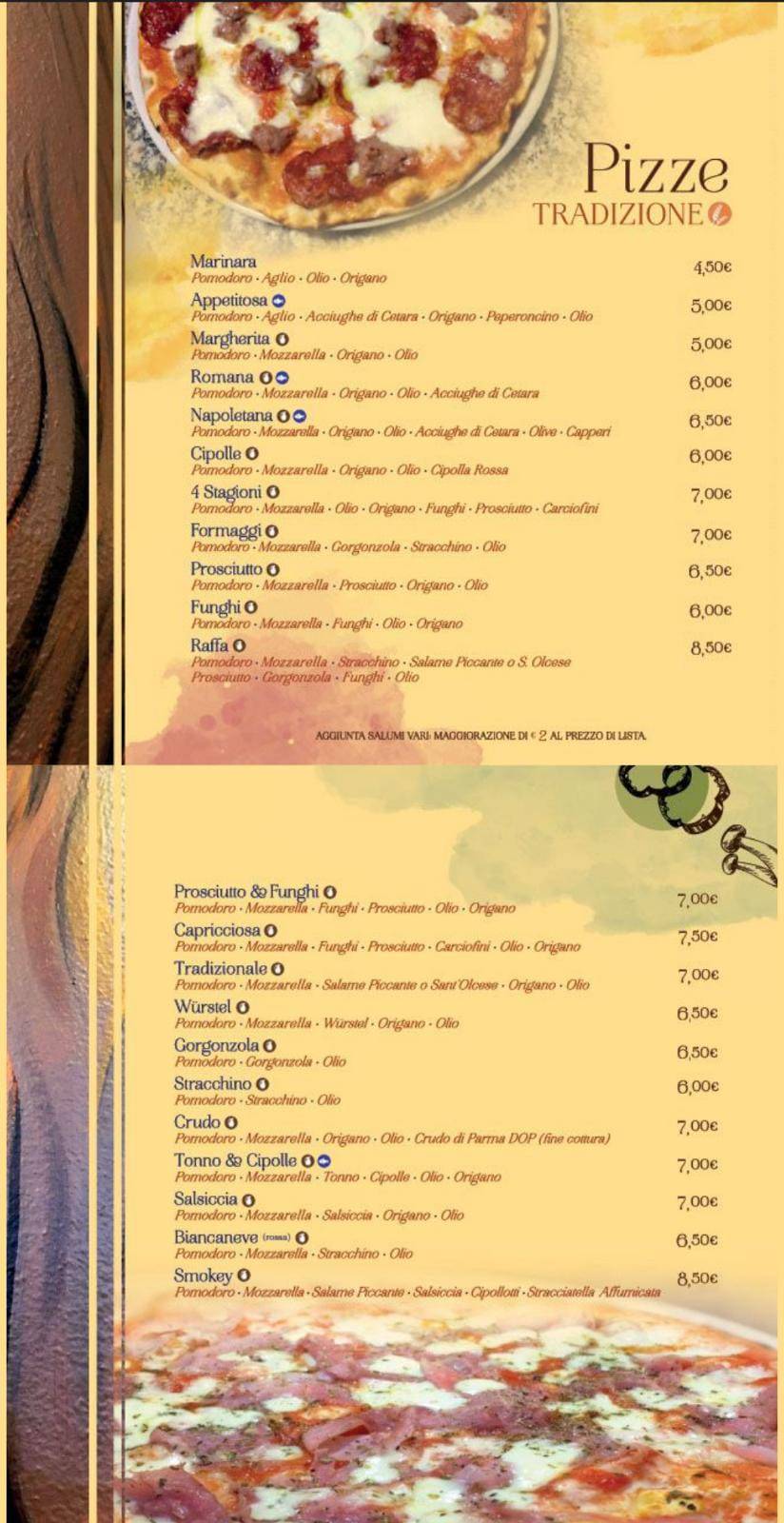 Menu di Da Raffa 
