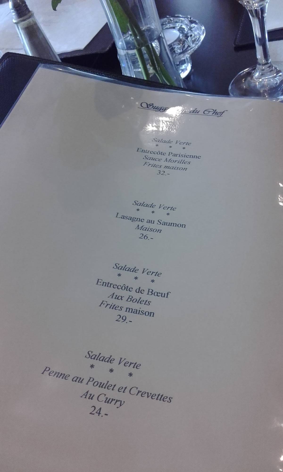 Menu di Restaurant ALFREDO 