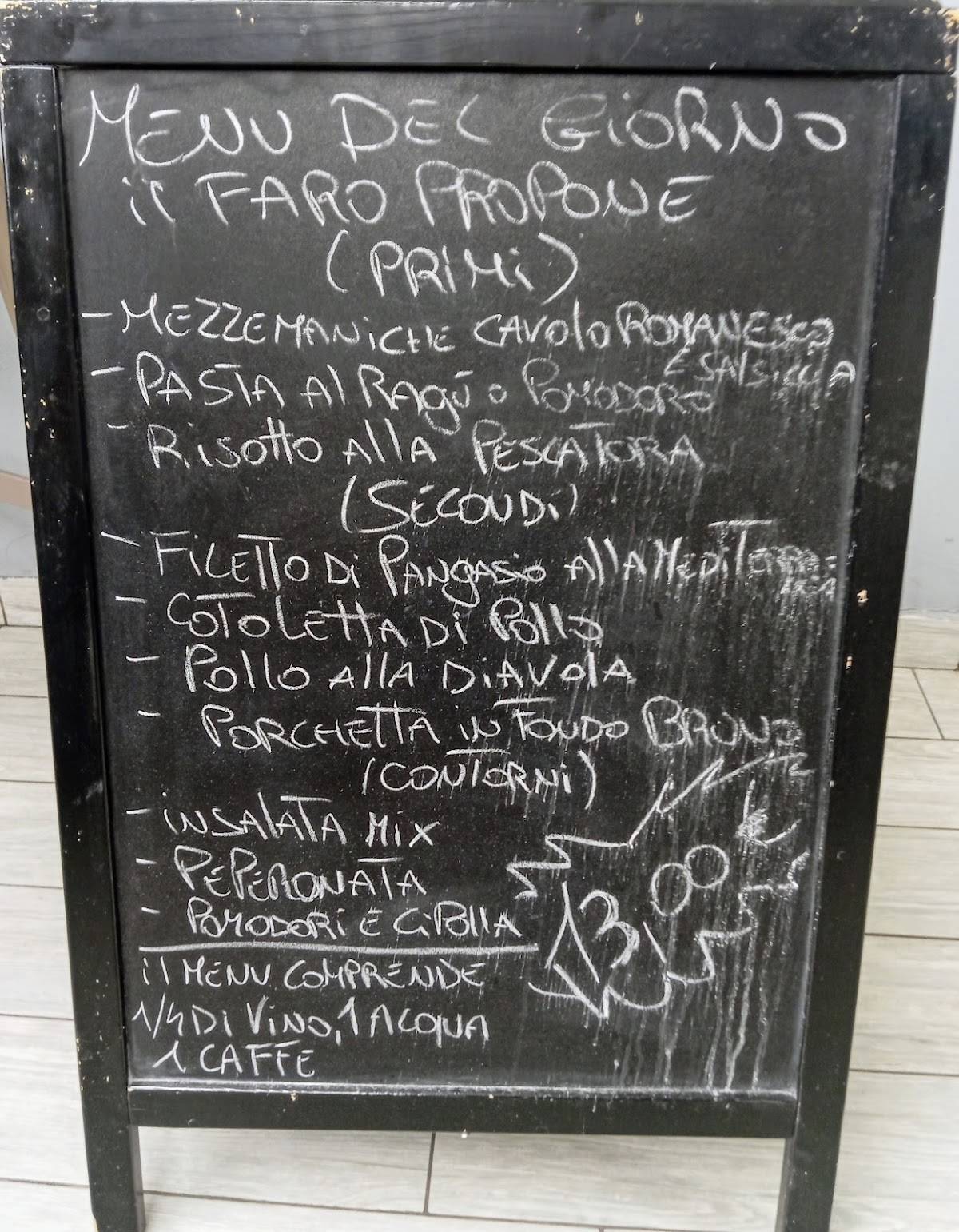Menu di Pizzeria Ristorante Il Faro 