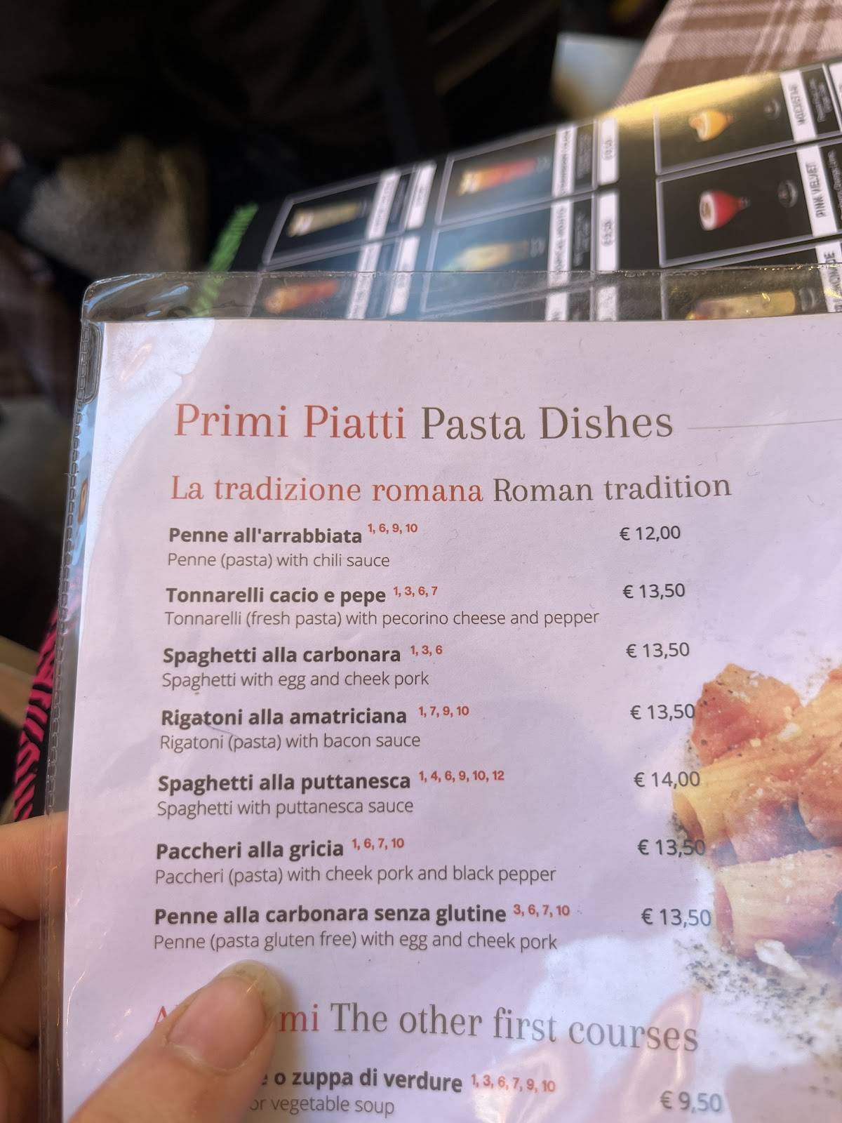 Menu di Ristorante Pizzeria Al Picchio 