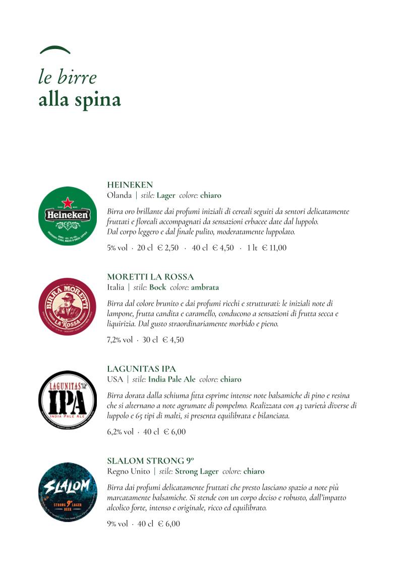 Menu di Pizzeria Vecchio Ponte 