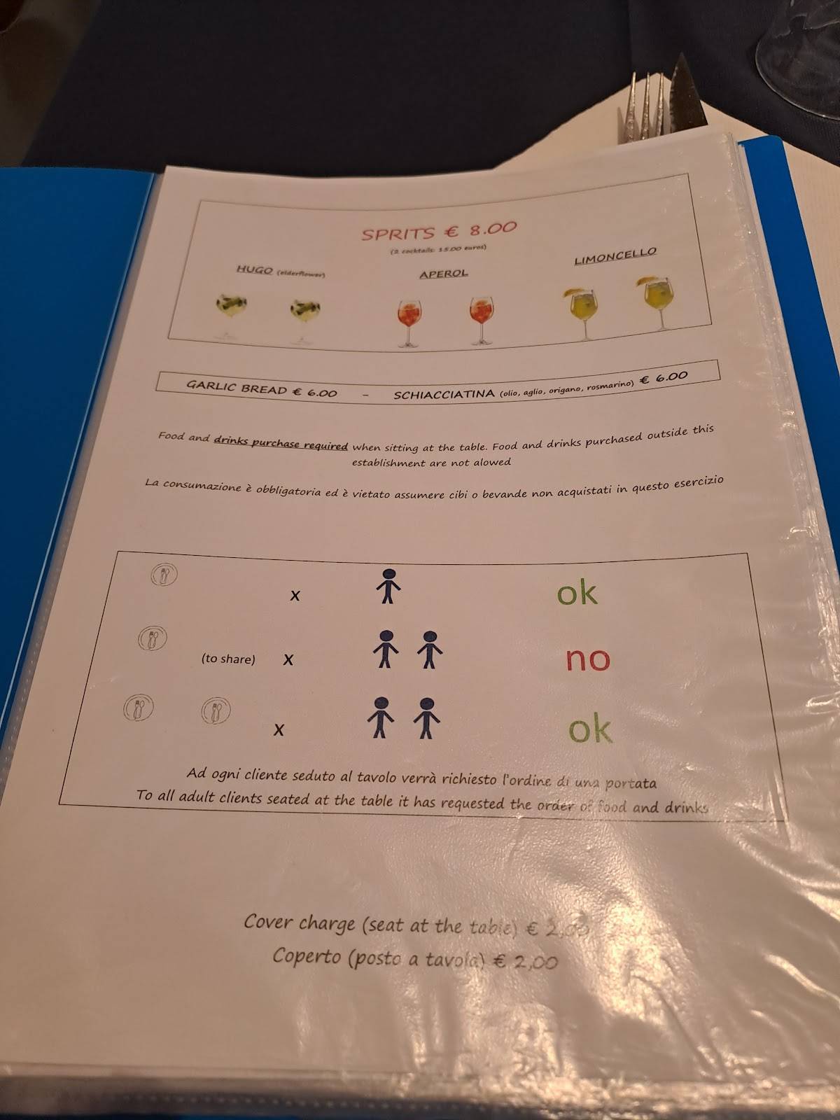 Menu di Veciu Muin 