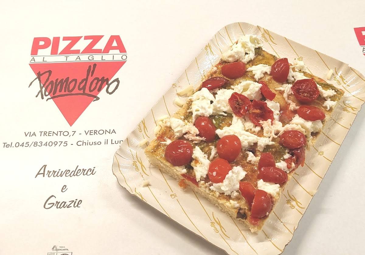 Menu di Pizzeria al taglio Pomo d'oro 