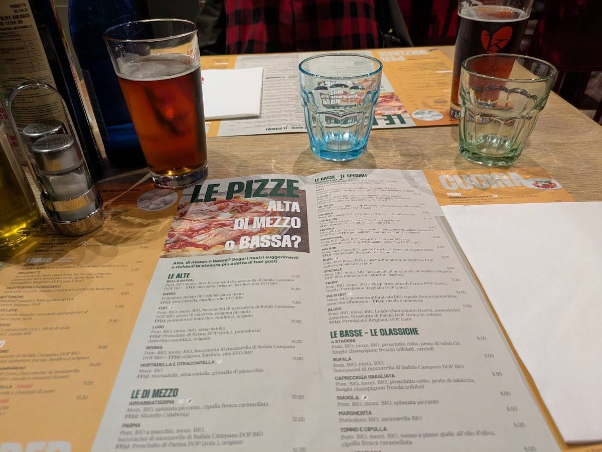 Menu di Pizzikotto Roma Valle Aurelia 