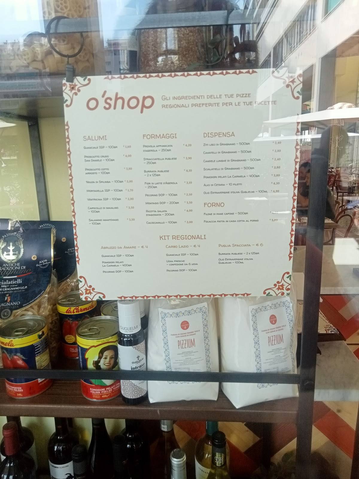 Menu di Pizzium - Genova Piazza Rossetti 