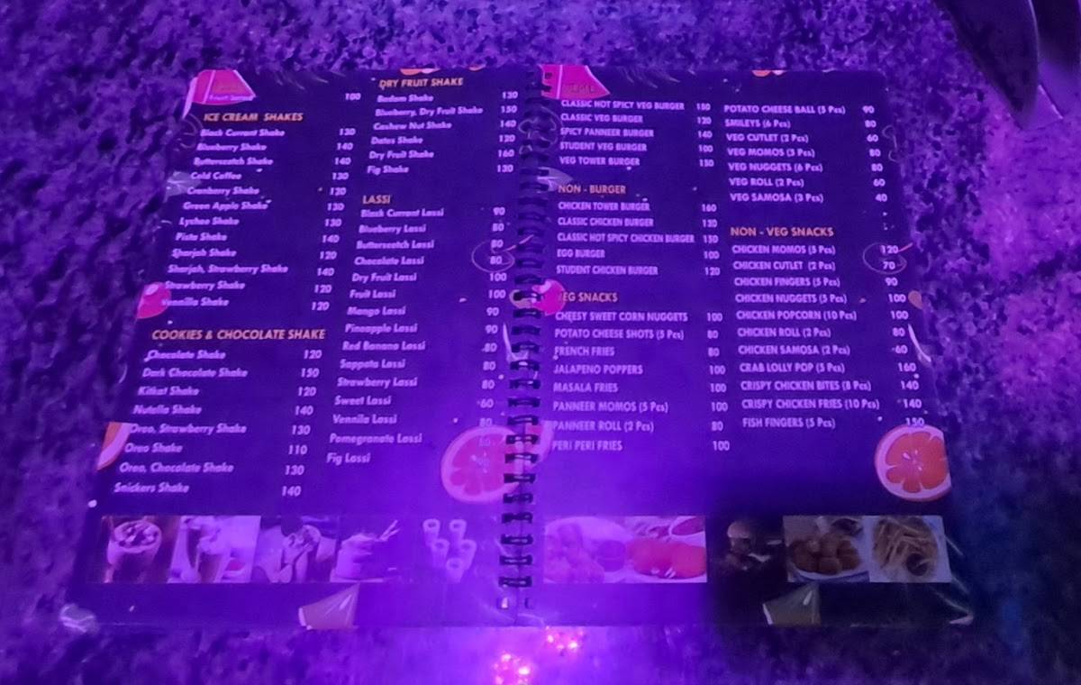 Pondy Babylon menu