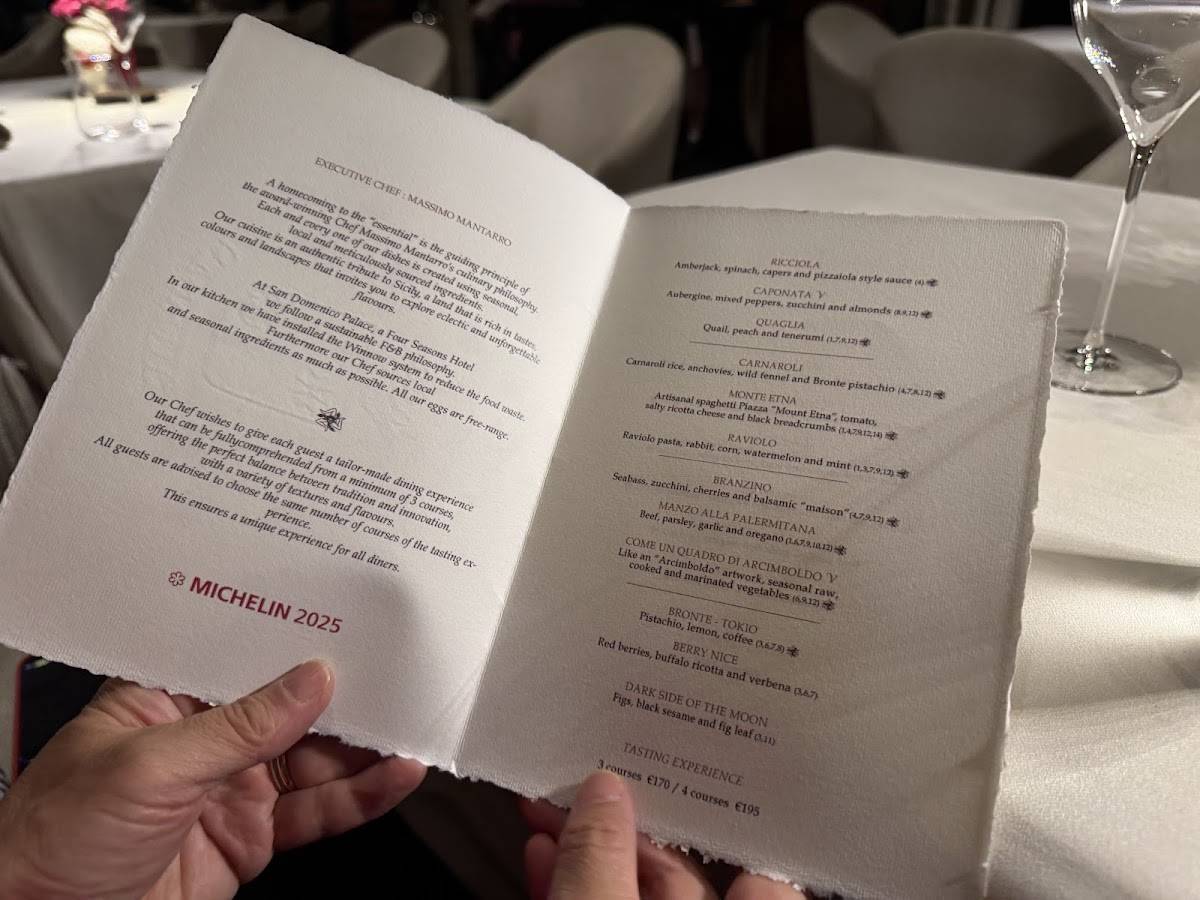 Menu di Principe Cerami 